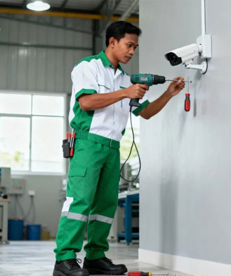 Pasang CCTV di Gudang